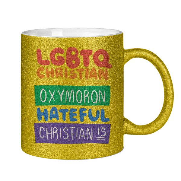 Glitzertasse lgbt christlich