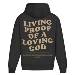 Oversize Hoodie Ohne Kordel a loving god 1 john 4:9-10