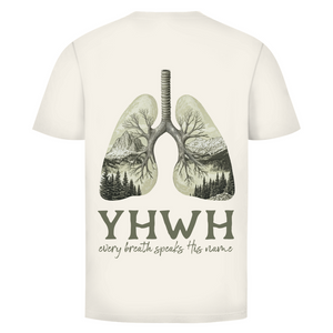 Herren T-Shirt yhwh every breath speakt his name