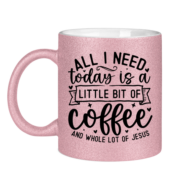 Glitzertasse coffee and whole lot of jesus