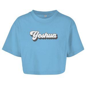 Damen Oversize Crop Top yeshua