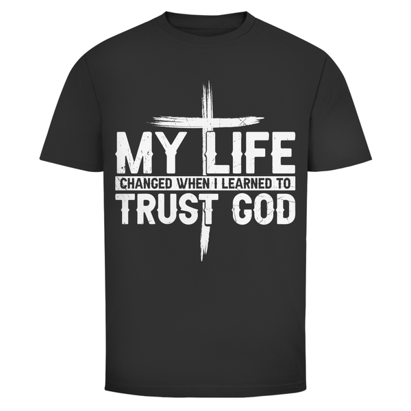 Herren T-Shirt when i learned to trust god