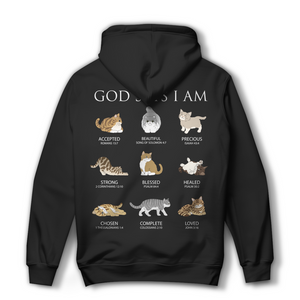 Damen Hoodie god says i am accepted romans 15:7