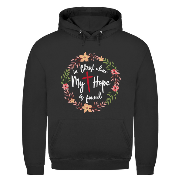 Herren Hoodie in christ alone my hope is found