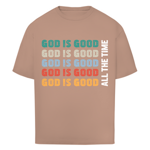 Oversize T-Shirt god is good retro