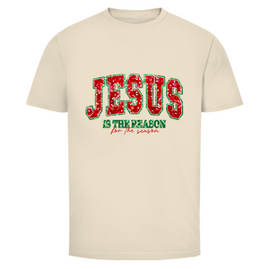 Herren T-Shirt jesus is the reason for the season
