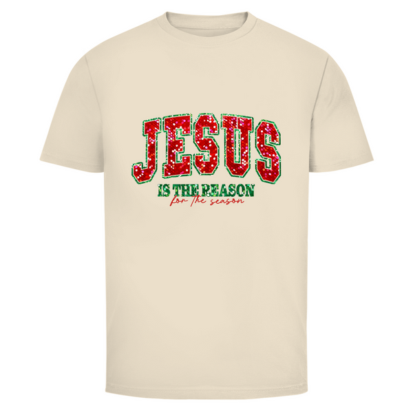 Herren T-Shirt jesus is the reason for the season