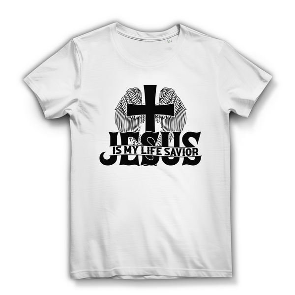 Damen Bio T-Shirt jesus is my life savior