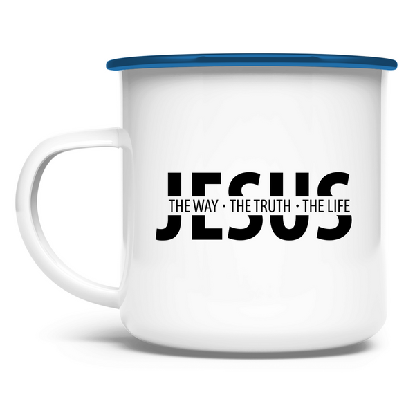 Emaille Tasse jesus the way the truth the life