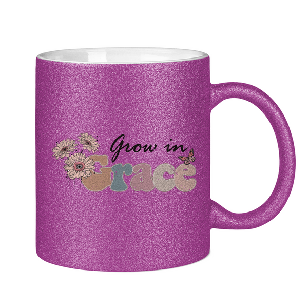 Glitzertasse grow in grace