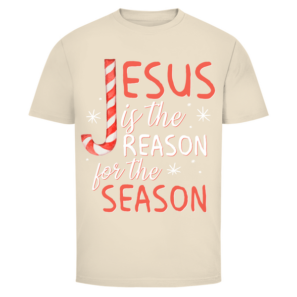 Herren T-Shirt jesus is the reason for the season