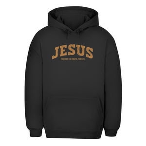 Unisex Oversize Hoodie jesus the way the truth the life