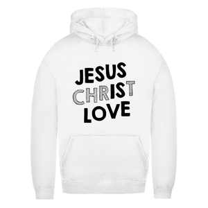 Damen Hoodie jesus christ love