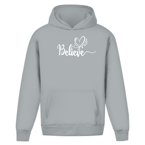 Oversize Hoodie Ohne Kordel believe