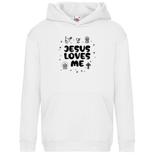 Kinder Hoodie jesus loves me