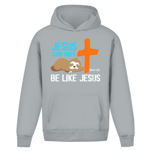 Oversize Hoodie Ohne Kordel jesus took naps mark 4:38 faultier
