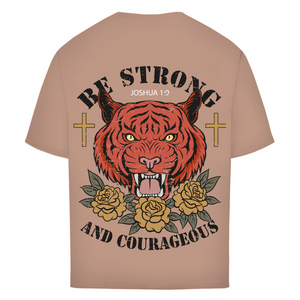 Oversize T-Shirt be strong and courageous joshua 1:9