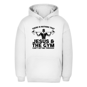 Unisex Oversize Hoodie jesus and gym