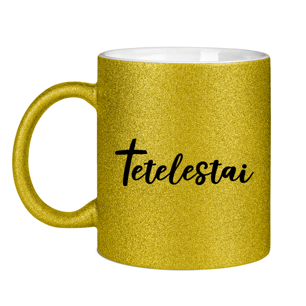 Glitzertasse tetelestai