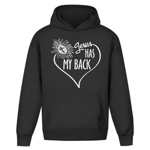 Oversize Hoodie Ohne Kordel jesus has my back