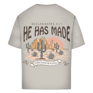 Oversize T-Shirt everything beautiful ecclesiastes 3:11