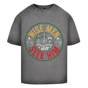 Oversize Washed T-Shirt wise men seek him