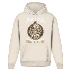 Oversize Hoodie Ohne Kordel until i said amen