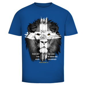 Herren T-Shirt fear not for jesus revelation 5:5