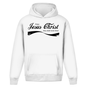 Oversize Hoodie Ohne Kordel enjoy jesus christ