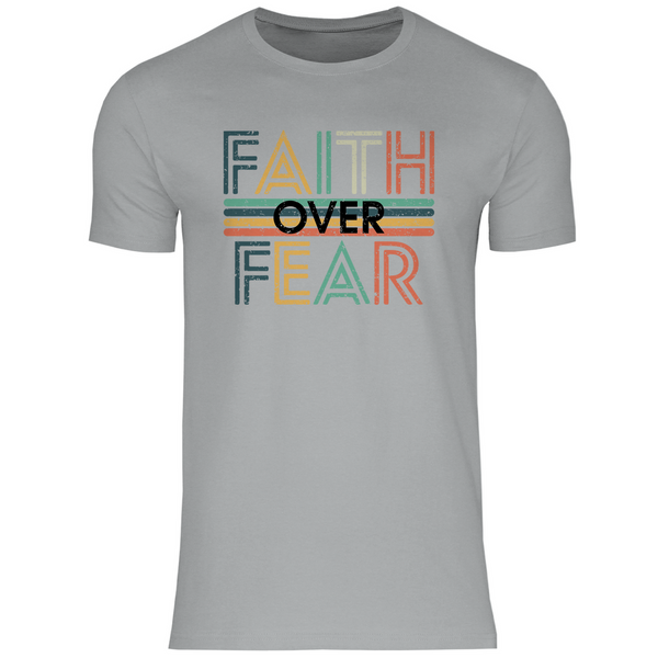 Herren T-Shirt faith over fear