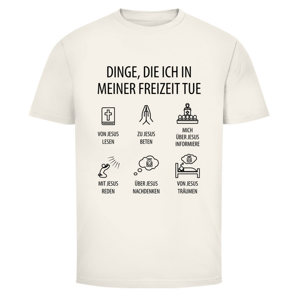 Herren T-Shirt dinge die ich in meiner freizeit tue