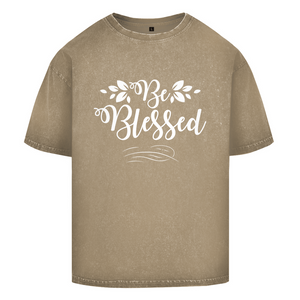 Oversize Washed T-Shirt be blessed