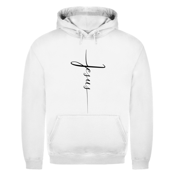 Herren Hoodie jesus kreuz