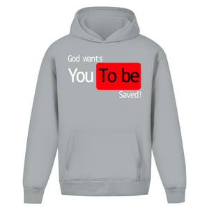 Oversize Hoodie Ohne Kordel god wants you to be saved
