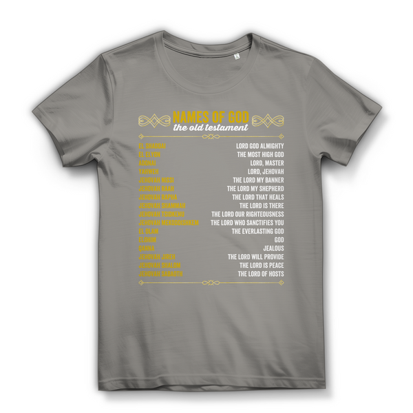 Damen  Bio T-Shirt names of god