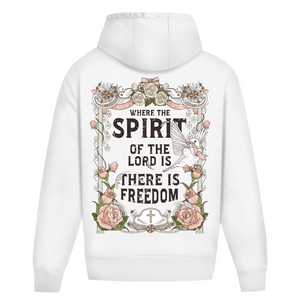 Oversize Hoodie Ohne Kordel where the spirit of the lord