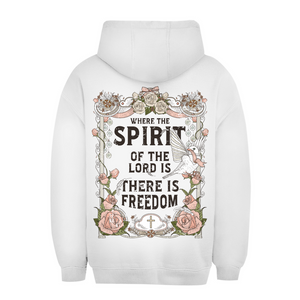 Unisex Oversize Hoodie where the spirit of the lord
