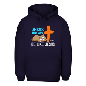Unisex Oversize Hoodie jesus took naps mark 4:38 faultier