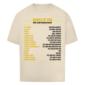 Oversize T-Shirt names of god