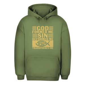 Unisex Oversize Hoodie god formed me