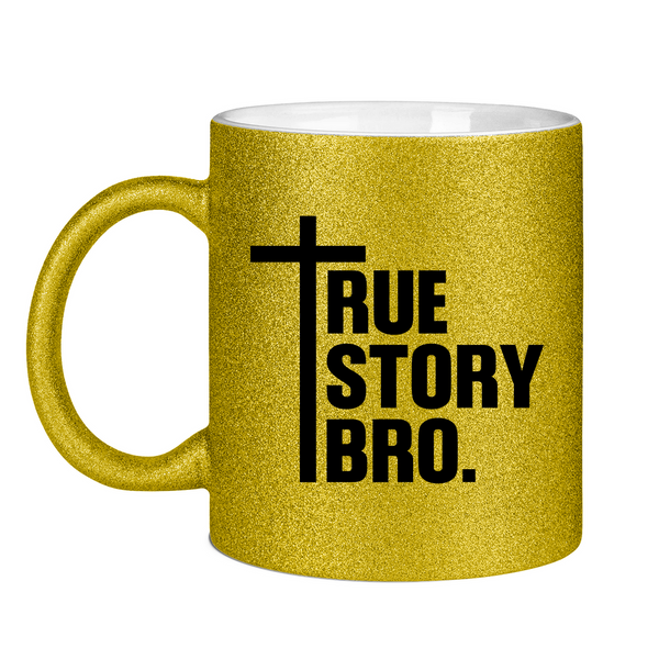 Glitzertasse true store bro