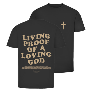 Herren T-Shirt a loving god 1 john 4:9-10