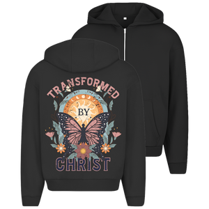 Oversize Zipper Hoodie transformed by christ