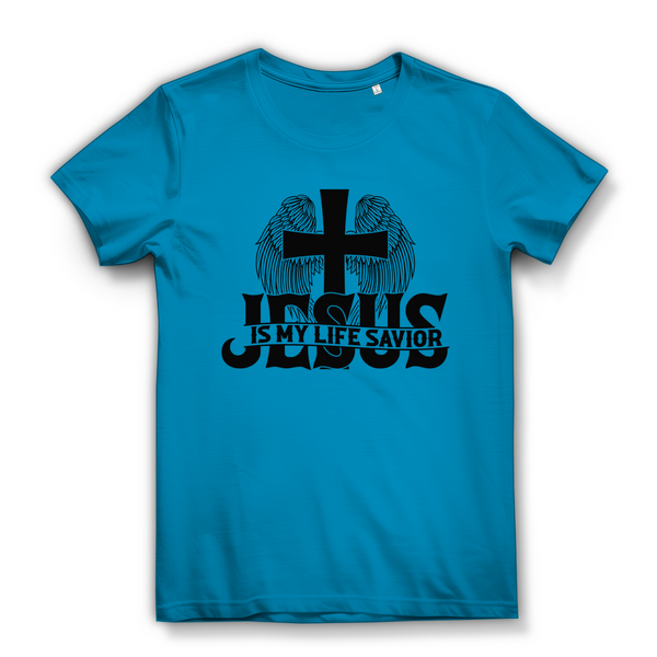 Damen Bio T-Shirt jesus is my life savior