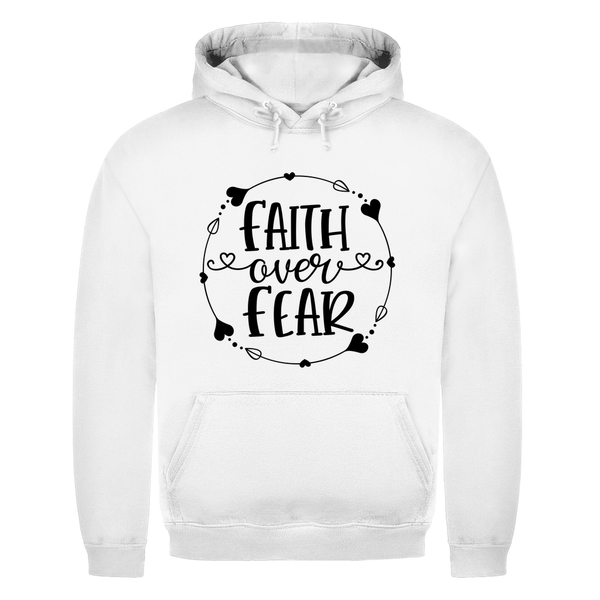 Herren Hoodie faith over fear