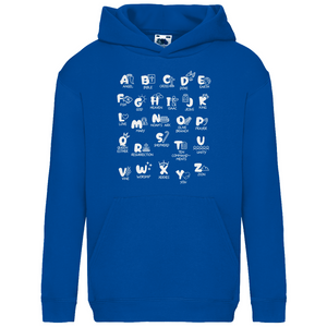 Kinder Hoodie Christliches Alphabet