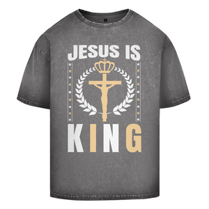 Oversize Washed T-Shirt jesus is king