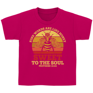 Kinder T-Shirt sweet to the soul proverbs 16:24