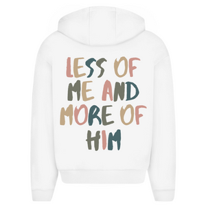 Oversize Zipper Hoodie less of me and more of him