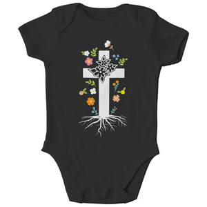 Kinder Bio Body Kreuz Blumen